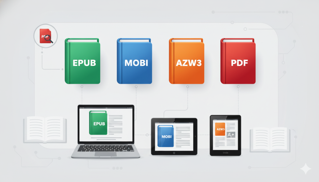 File EPUB, MOBI, AZW3, PDF… khác nhau như thế nào? 1 File EPUB, MOBI, AZW3, PDF… khác nhau như thế nào?
